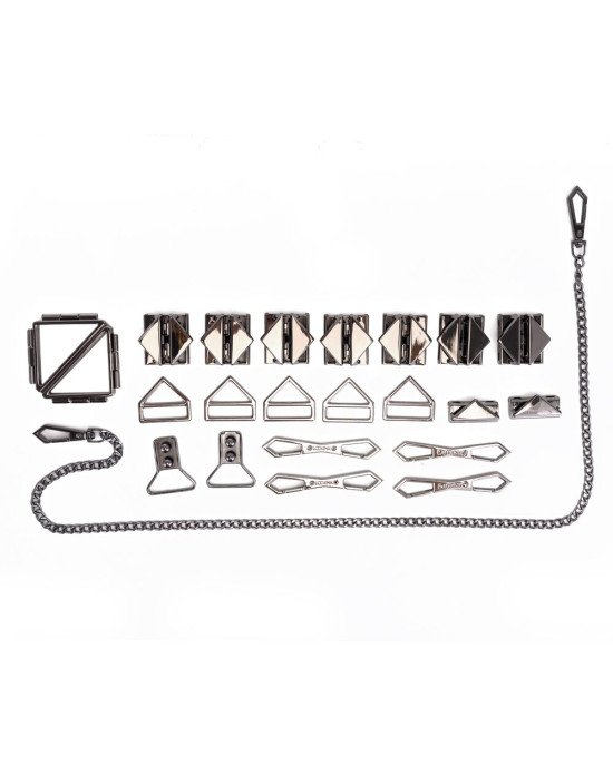 БДСМ-набір LOCKINK Bondage & Restraint Black Set БДСМ-набір LOCKINK Bondage & Restraint Black Set