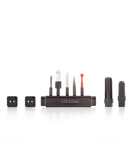 БДСМ-набір LOCKINK Teasing & Impact-Play Black Set БДСМ-набір LOCKINK Teasing & Impact-Play Black Set