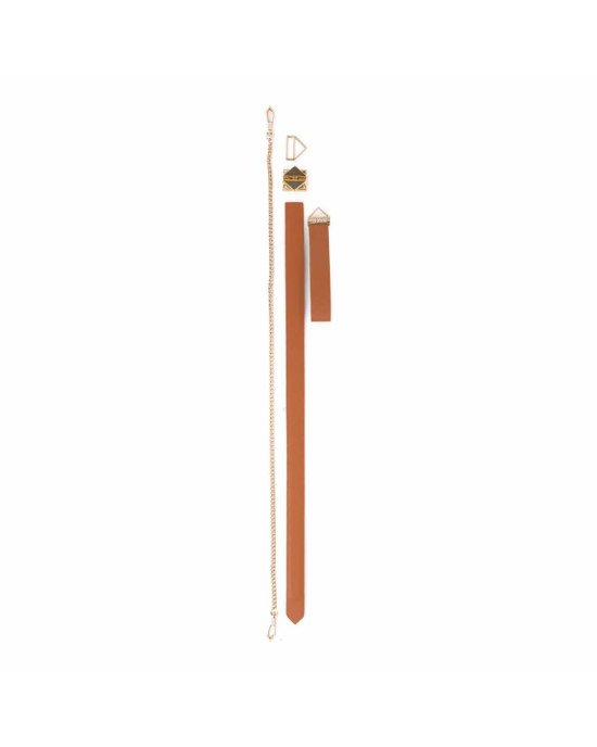 Повідець LOCKINK Tied Collar with Leash Set - Brown Повідець LOCKINK Tied Collar with Leash Set - Brown