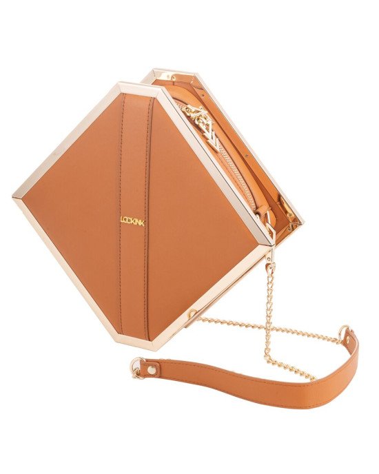 Сумка LOCKINK Mysterious Square Kink Bag - Brown