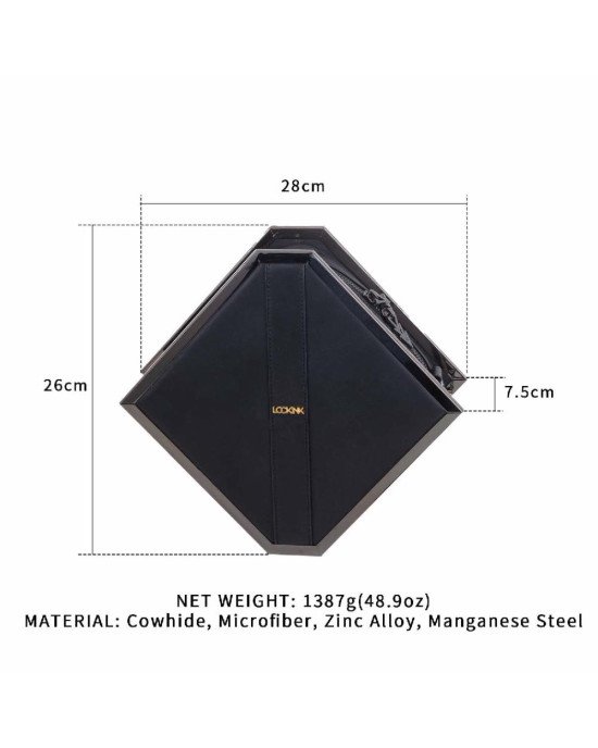 Сумка LOCKINK Mysterious Square Kink Bag - Black