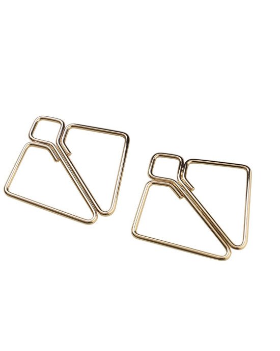 Затискачі для сосків з важкою підвіскою LOCKINK Nipple Clamps with Heavy Pendant - Golden