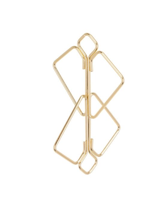 Затискачі для сосків з важкою підвіскою LOCKINK Nipple Clamps with Heavy Pendant - Golden