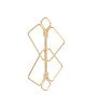 Затискачі для сосків з важкою підвіскою LOCKINK Nipple Clamps with Heavy Pendant - Golden
