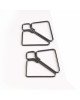 Затискачі для сосків з важкою підвіскою LOCKINK Nipple Clamps with Heavy Pendant - Grey
