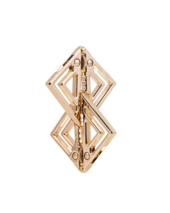 Затискачі для сосків з важкою підвіскою LOCKINK Adjustable Nipple Clamps with Heavy Pendant - Golden Затискачі для сосків з важкою підвіскою LOCKINK Adjustable Nipple Clamps with Heavy Pendant - Golden