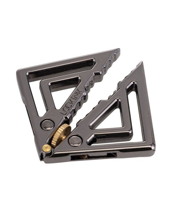 Затискачі для сосків з важкою підвіскою LOCKINK Adjustable Nipple Clamps with Heavy Pendant - Grey Затискачі для сосків з важкою підвіскою LOCKINK Adjustable Nipple Clamps with Heavy Pendant - Grey