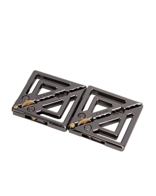 Затискачі для сосків з важкою підвіскою LOCKINK Adjustable Nipple Clamps with Heavy Pendant - Grey Затискачі для сосків з важкою підвіскою LOCKINK Adjustable Nipple Clamps with Heavy Pendant - Grey