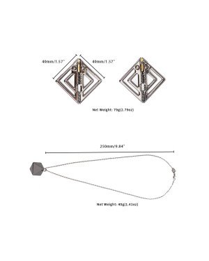 Затискачі для сосків з важкою підвіскою LOCKINK Adjustable Nipple Clamps with Heavy Pendant - Grey