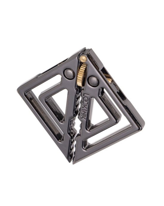 Затискачі для сосків з важкою підвіскою LOCKINK Adjustable Nipple Clamps with Heavy Pendant - Grey Затискачі для сосків з важкою підвіскою LOCKINK Adjustable Nipple Clamps with Heavy Pendant - Grey