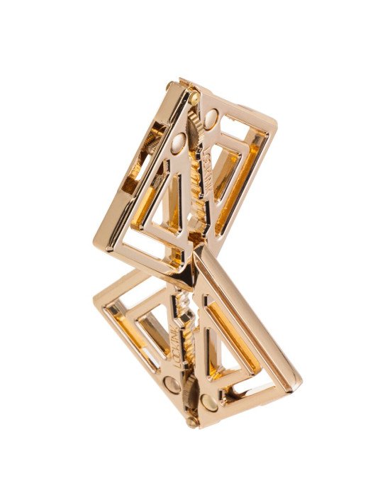 Затискачі для сосків з легкої підвіскою LOCKINK Adjustable Nipple Clamps with Light Pendant - Golden
