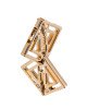Затискачі для сосків з легкої підвіскою LOCKINK Adjustable Nipple Clamps with Light Pendant - Golden