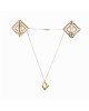 Затискачі для сосків з легкої підвіскою LOCKINK Adjustable Nipple Clamps with Light Pendant - Golden