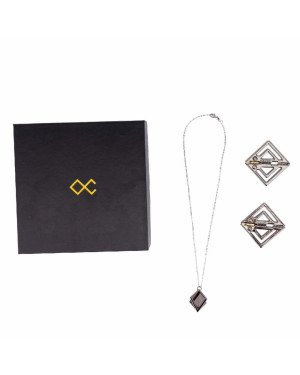 Затискачі для сосків з легкої підвіскою LOCKINK Adjustable Nipple Clamps with Light Pendant - Grey Затискачі для сосків з легкої підвіскою LOCKINK Adjustable Nipple Clamps with Light Pendant - Grey