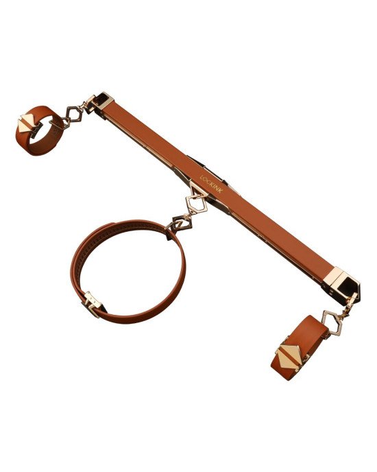 Фіксатор-розпірка LOCKINK Adjustable Spreader Bar Set - Brown Фіксатор-розпірка LOCKINK Adjustable Spreader Bar Set - Brown