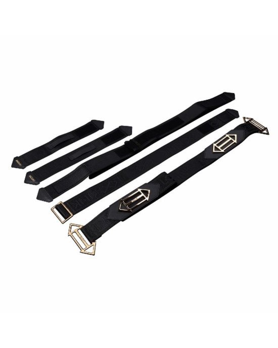 Фіксатори рук і ніг для ліжка LOCKINK BDSM Adjustable Bed Restraint Kit Фіксатори рук і ніг для ліжка LOCKINK BDSM Adjustable Bed Restraint Kit