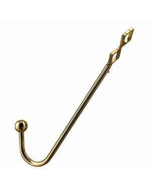 Анальний гак LOCKINK Golden Adjustable Anal Hook Set