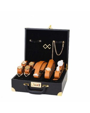 БДСМ-набір LOCKINK Moonlight Treasure Chest - Brown Set
