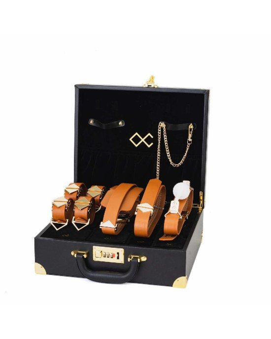 БДСМ-набір LOCKINK Moonlight Treasure Chest - Brown Set БДСМ-набір LOCKINK Moonlight Treasure Chest - Brown Set