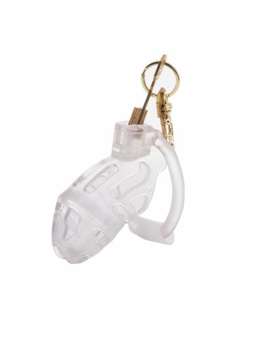 Клітка для пеніса LOCKINK SEVANDA Plastic Penis Chastity Cage - Transparent