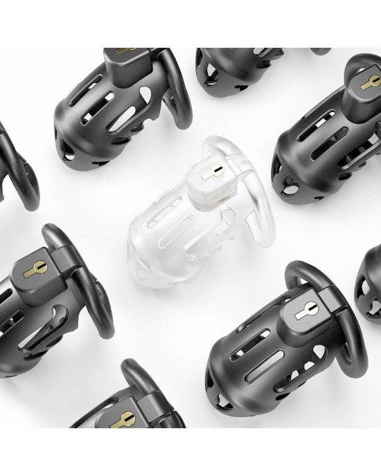 Клітка для пеніса LOCKINK SEVANDA Plastic Penis Chastity Cage - Black Клітка для пеніса LOCKINK SEVANDA Plastic Penis Chastity Cage - Black