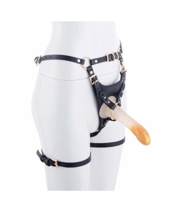 Страпон LOCKINK SEVANDA Queen Sheba Strapon - Golden Dildo Страпон LOCKINK SEVANDA Queen Sheba Strapon - Golden Dildo