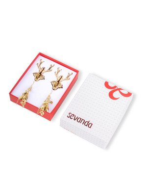 Затискачі для сосків LOCKINK SEVANDA Stag Adjustable Nipple Clamps Set