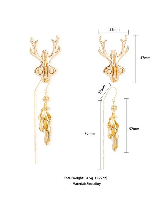Затискачі для сосків LOCKINK SEVANDA Stag Adjustable Nipple Clamps Set Затискачі для сосків LOCKINK SEVANDA Stag Adjustable Nipple Clamps Set