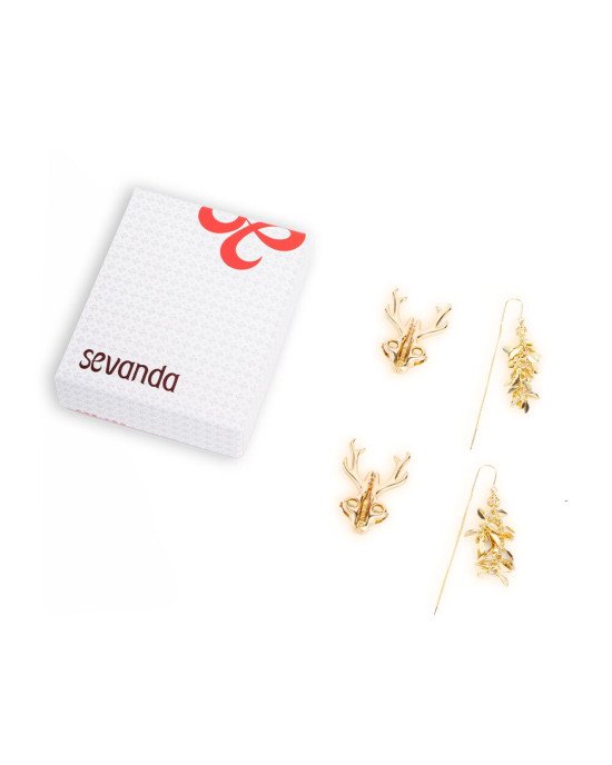 Затискачі для сосків LOCKINK SEVANDA Stag Adjustable Nipple Clamps Set Затискачі для сосків LOCKINK SEVANDA Stag Adjustable Nipple Clamps Set