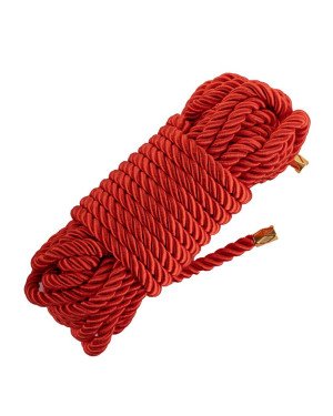 Мотузка для шибарі LOCKINK SEVANDA Shibari Pratice Rope Red, 8 метрів