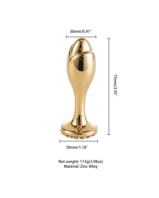 Анальна пробка LOCKINK SEVANDA Pearl Rose-shape Anal Plug Анальна пробка LOCKINK SEVANDA Pearl Rose-shape Anal Plug