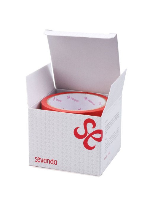 Електростатична стрічка для бондажу LOCKINK SEVANDA Electrostatic Tape - Red Tape, 16 м