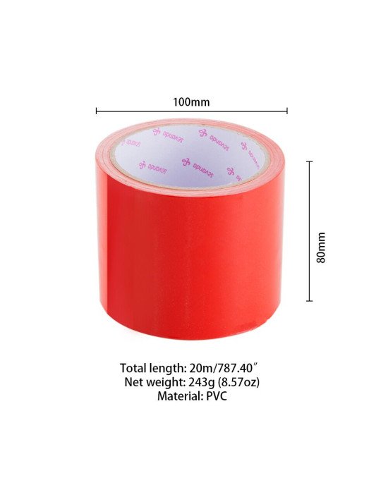 Електростатична стрічка для бондажу LOCKINK SEVANDA Electrostatic Tape - Red Tape, 16 м