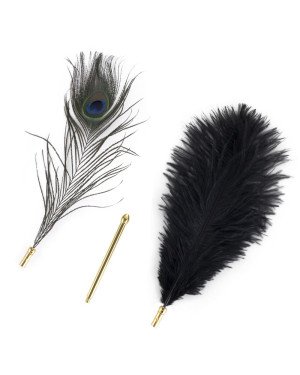 Лоскітка LOCKINK SEVANDA Natural Peacock Flirting Feather Tickler, перо павича