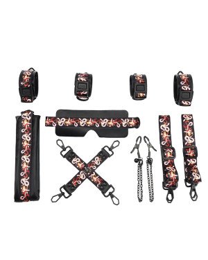 БДСМ-набір LOCKINK The Flowering Serpent - Bondage Set, 7 шт.