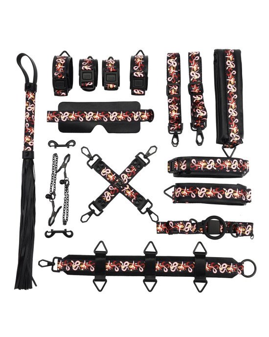 БДСМ-набір LOCKINK The Flowering Serpent - Bondage Set, 12 шт.