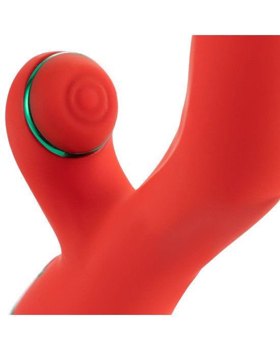 Вібратор-кролик з флогером LOCKINK SEVANDA Whip Vibrating Massage Wand - Red & Green Вібратор-кролик з флогером LOCKINK SEVANDA Whip Vibrating Massage Wand - Red & Green