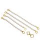 Перлинні наручники та поножі LOCKINK Pearl Bondage & Restraint Set