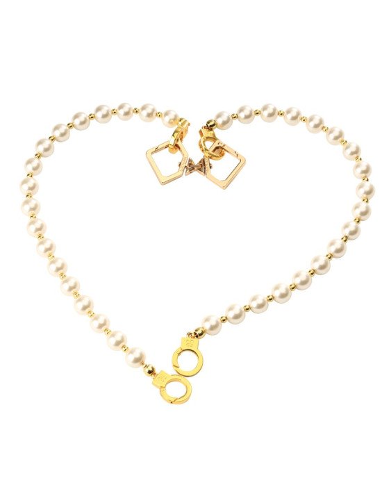 Перлинні наручники та поножі LOCKINK Pearl Bondage & Restraint Set