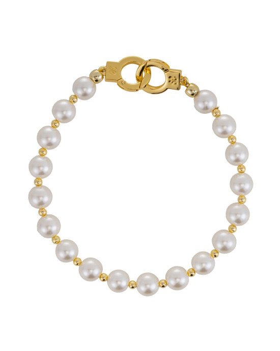 Перлинні наручники та поножі LOCKINK Pearl Bondage & Restraint Set