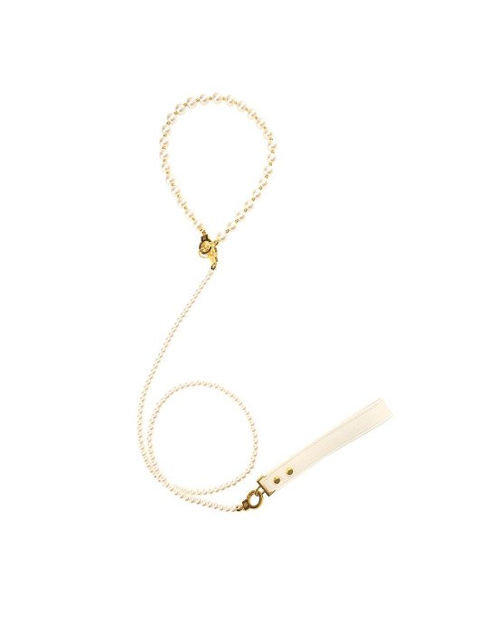 Перлинний нашийник з повідцем LOCKINK Pearl Collar & Leash Set Перлинний нашийник з повідцем LOCKINK Pearl Collar & Leash Set