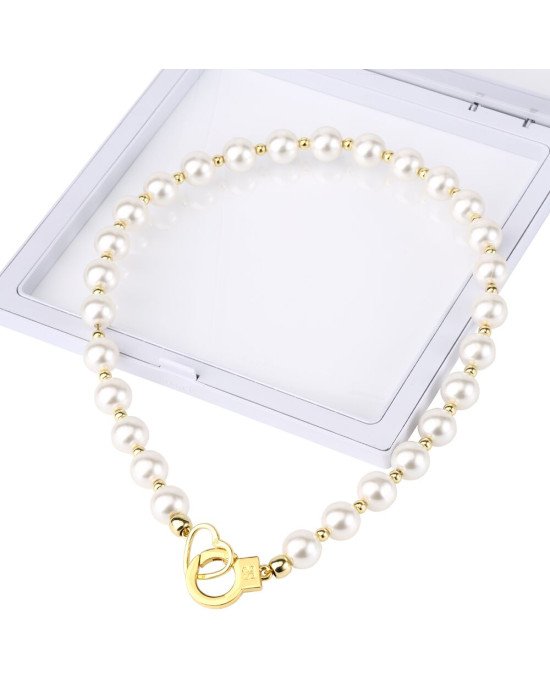 Перлинний нашийник з повідцем LOCKINK Pearl Collar & Leash Set Перлинний нашийник з повідцем LOCKINK Pearl Collar & Leash Set