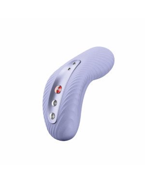 Накладний вібратор Fun Factory LAYA III soft violet, ефект постукування пальцем