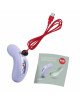 Накладний вібратор Fun Factory LAYA III soft violet, ефект постукування пальцем Накладний вібратор Fun Factory LAYA III soft violet, ефект постукування пальцем