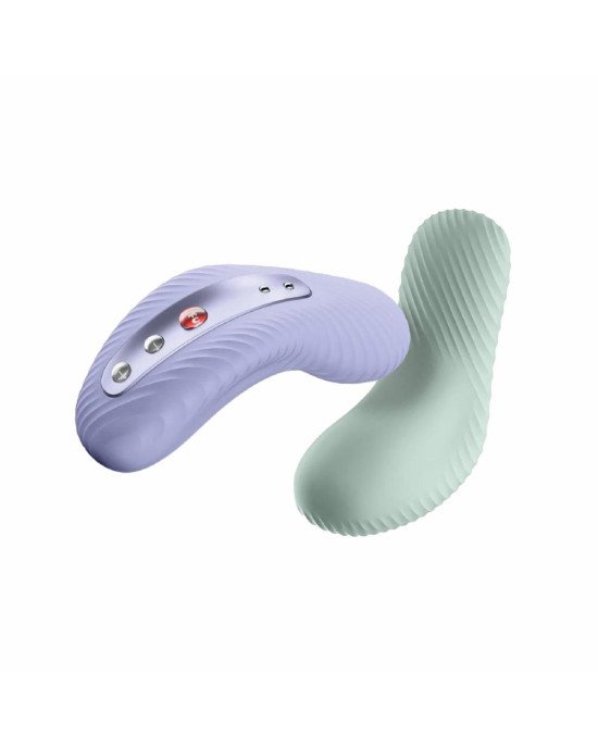 Накладний вібратор Fun Factory LAYA III soft violet, ефект постукування пальцем Накладний вібратор Fun Factory LAYA III soft violet, ефект постукування пальцем