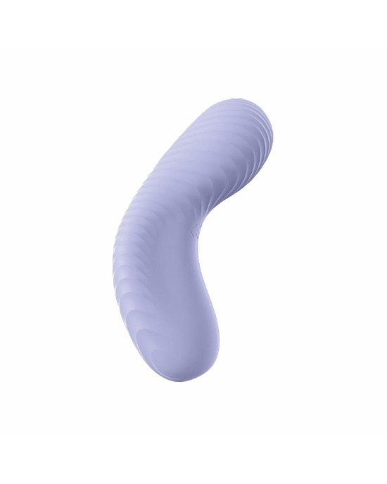 Накладний вібратор Fun Factory LAYA III soft violet, ефект постукування пальцем Накладний вібратор Fun Factory LAYA III soft violet, ефект постукування пальцем