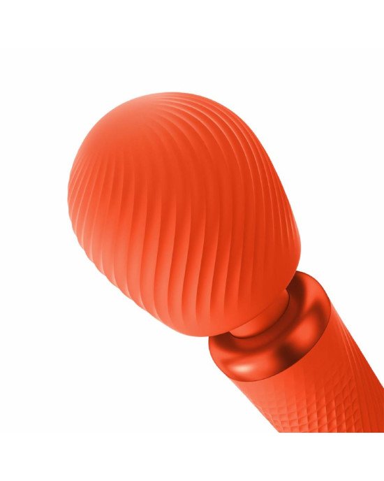 Вібромасажер Fun Factory VIM Vibrating Wand sunrise orange, суперпотужний та легкий, до 6 годин роботи
