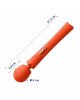 Вібромасажер Fun Factory VIM Vibrating Wand sunrise orange, суперпотужний та легкий, до 6 годин роботи