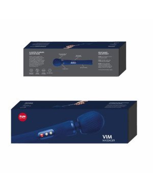 Вібромасажер Fun Factory VIM Vibrating Wand midnight blue, суперпотужний та легкий, до 6 годин роботи Вібромасажер Fun Factory VIM Vibrating Wand midnight blue, суперпотужний та легкий, до 6 годин роботи