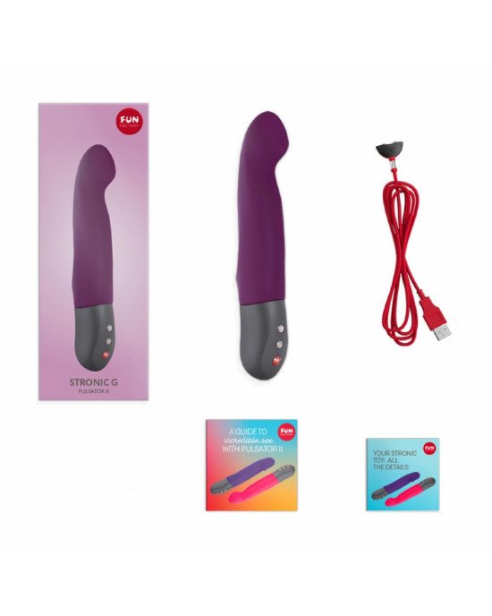 Пульсатор для точки G Fun Factory STRONIC G FORTE sage green, 8 режимів, суперпотужний